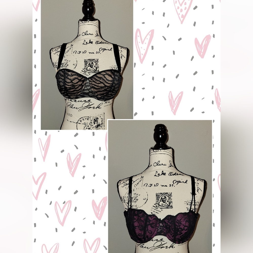 Lot of 2 ....Adore me... Balconette ..padded bras